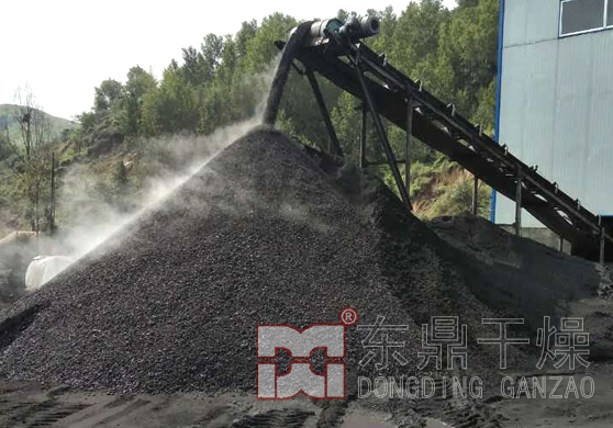 山西寧武煤泥烘干機生產現場